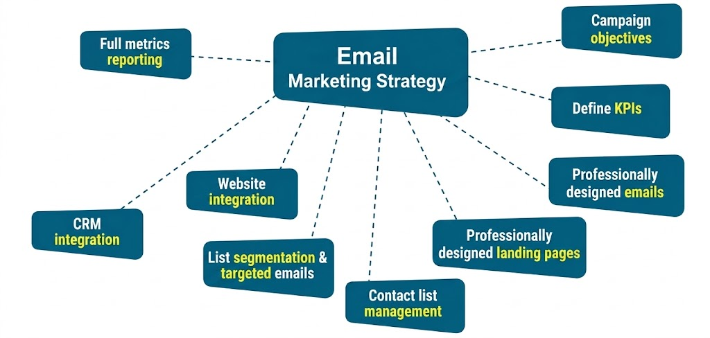define email marketing strategies....